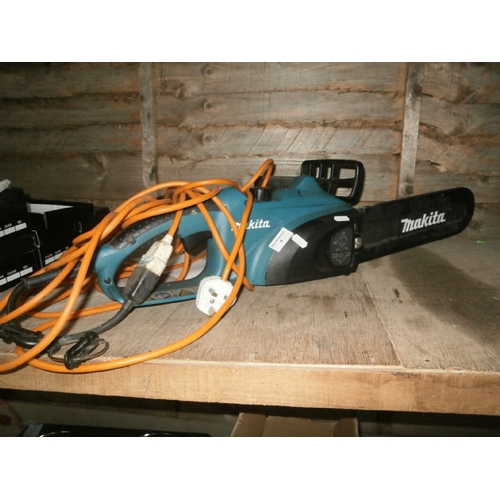 4 - Makita chainsaw