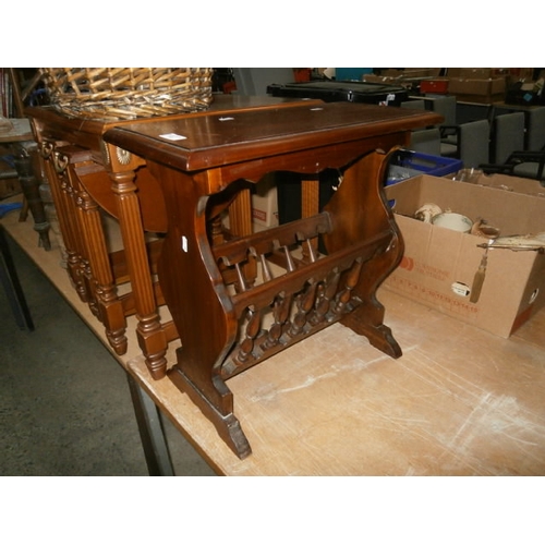 169 - Mahogany magazine table