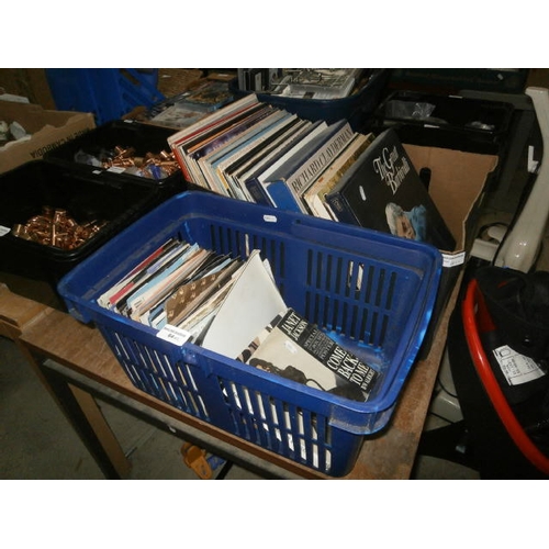 64 - 2 boxes of vinyl records