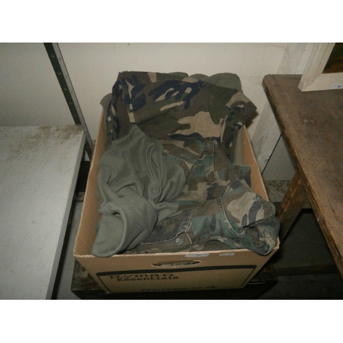 26 - A box of military clothing