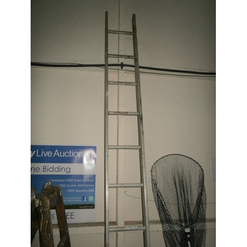 36 - Set of aluminium ladders