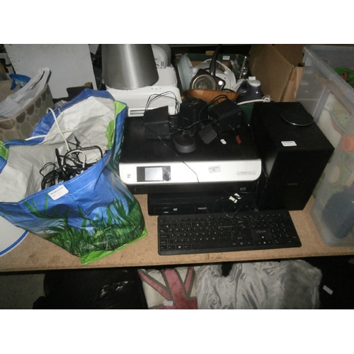 55 - Philips DVD & surround sound , printer etc