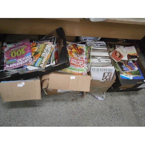 103 - Six boxes of various magazines