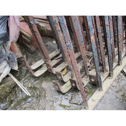 117 - Railings. 38.5 inches high x 110 ft long