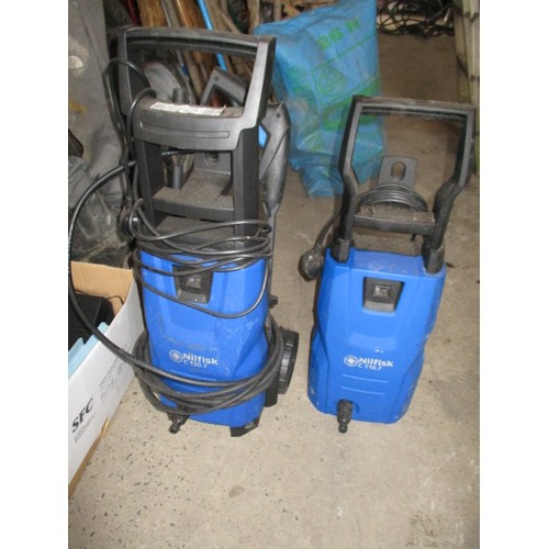 83 - 2 Nilfisk power washers