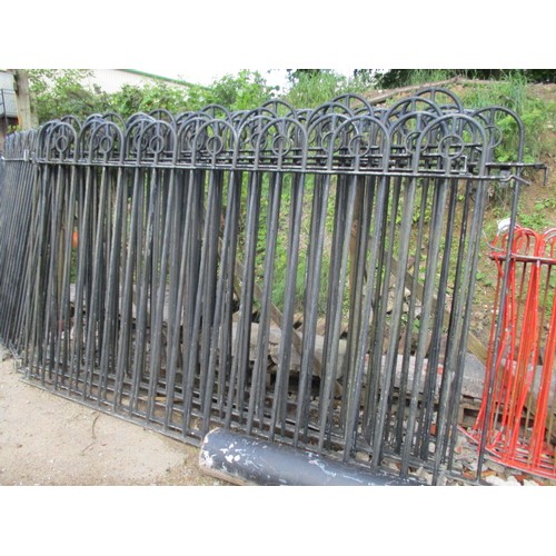 103 - Railings. 68 inches high x 165 ft long plus 46 inch gate.