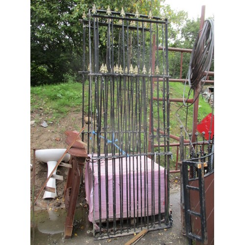 120 - Tall railings. 9ft high x 23 ft long plus 40 inch gate