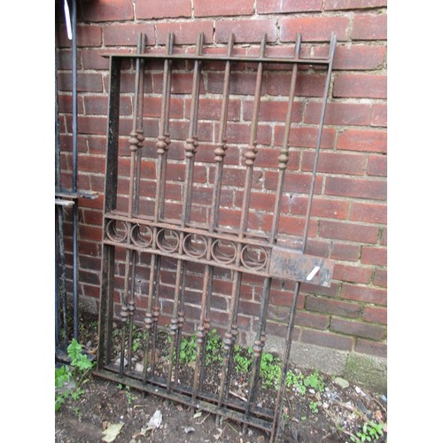 128 - 2 pairs of gates. Both 5ft high x 64 inch full width