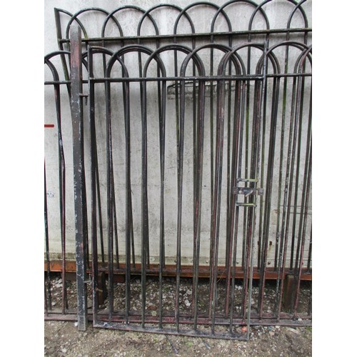 141 - Railings. 68 inch high x 20ft wide plus 38 inch wide gate