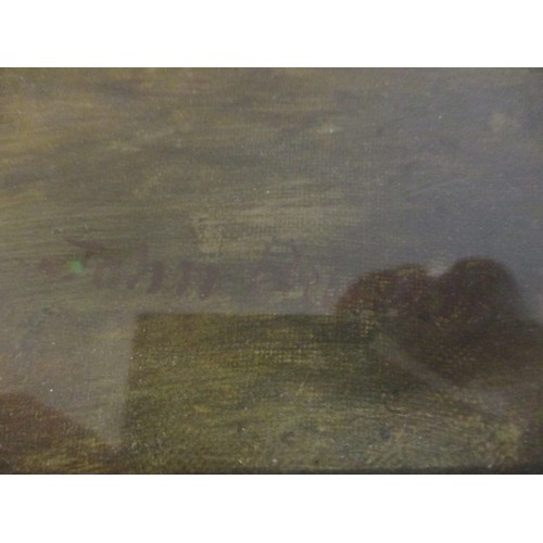 161 - Oil on board fish painting by John Bucknell Russell (British, born circa 1819-1893 size 45 inch x 26... 