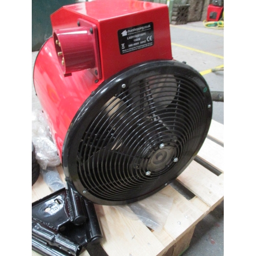 1022 - 15kw 380-400v 50hz industrial electric heater, as new but no fixing bolts