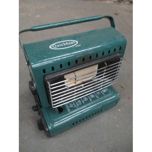 1025 - Quickheat outdoor butane gas heater in good condition