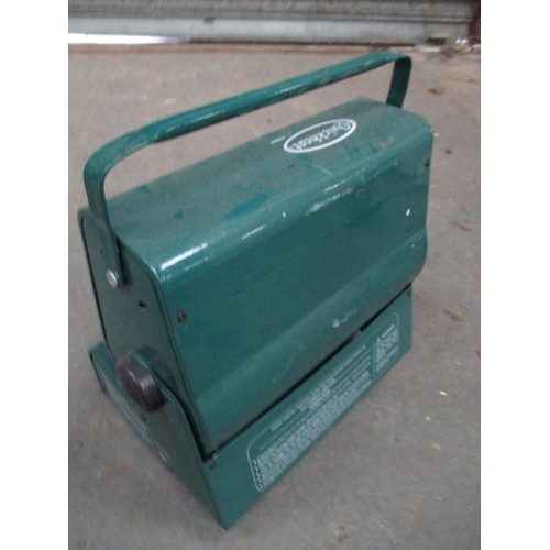 1025 - Quickheat outdoor butane gas heater in good condition