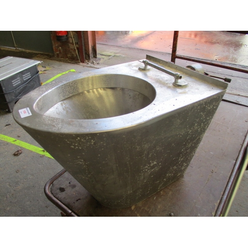 1080 - Ships stainless steel toilet