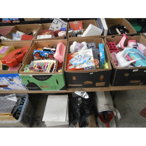 122 - Four boxes of toys