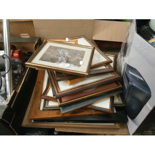 125 - Collection of framed artwork