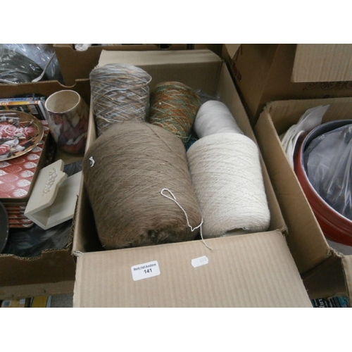 141 - Box of yarn