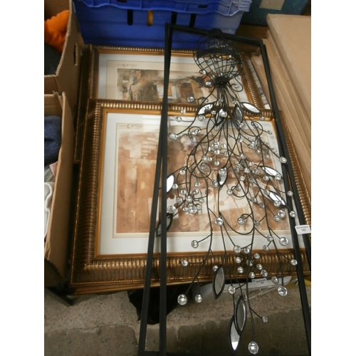 163 - Collection of framed artwork, etc
