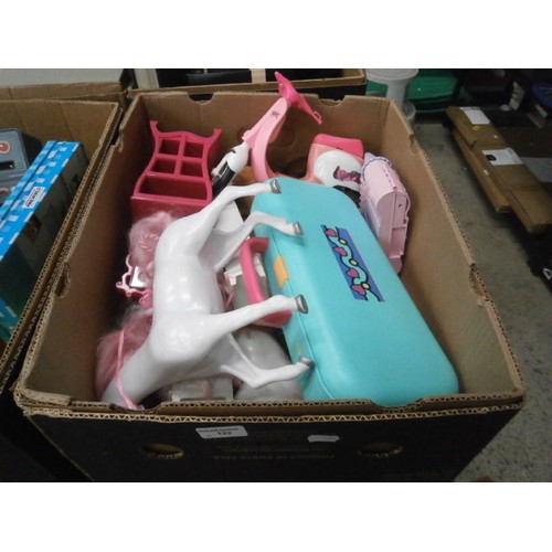 122 - Four boxes of toys