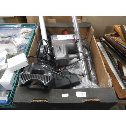 126 - Box inc Beldray vacuum and vacuum parts