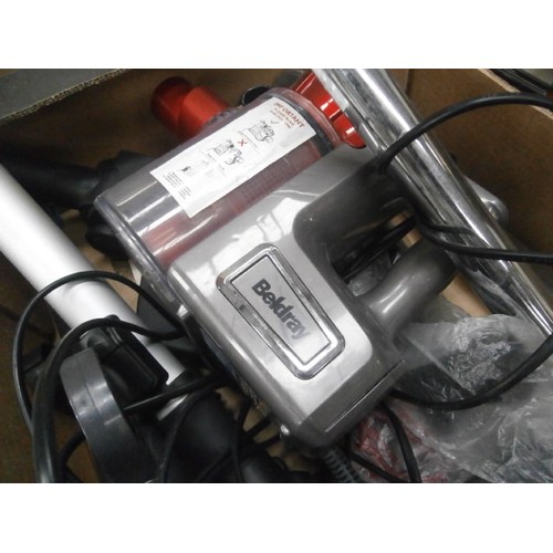126 - Box inc Beldray vacuum and vacuum parts
