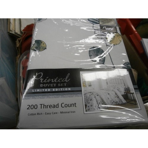 146 - Box of new bedding