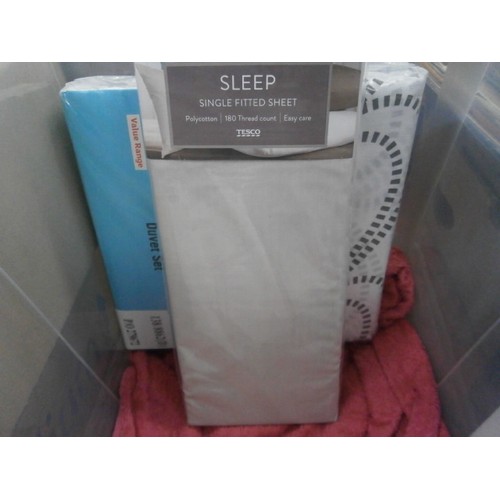 146 - Box of new bedding