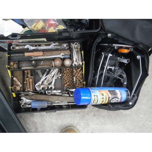 148 - Lot inc tool box and tool bag containing tools