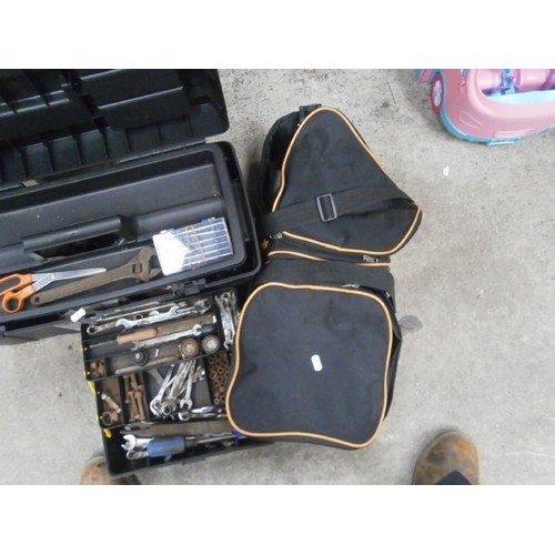 148 - Lot inc tool box and tool bag containing tools