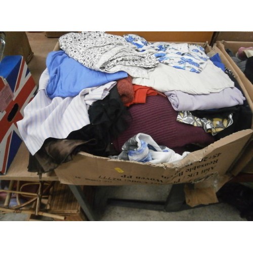 164 - Four boxes of clothing