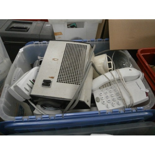 177 - Four boxes inc kitchen gadgets, cutlery, massager, etc