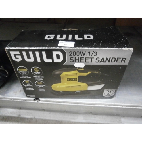 15 - Boxed Guild sheet sander