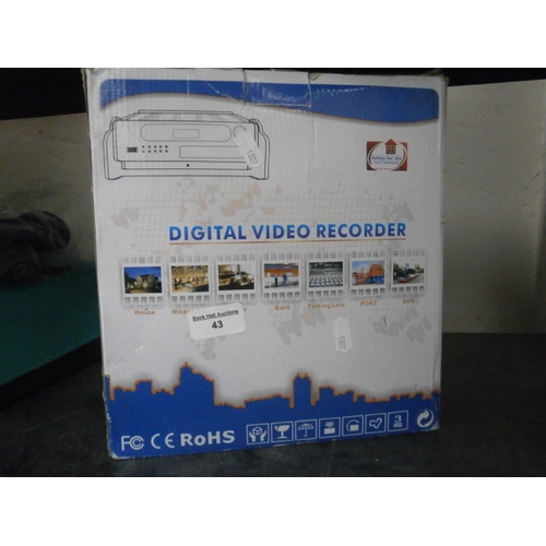 43 - Boxed Digital video recorder