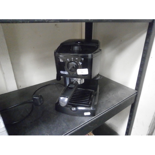 54 - Delonghi espresso machine