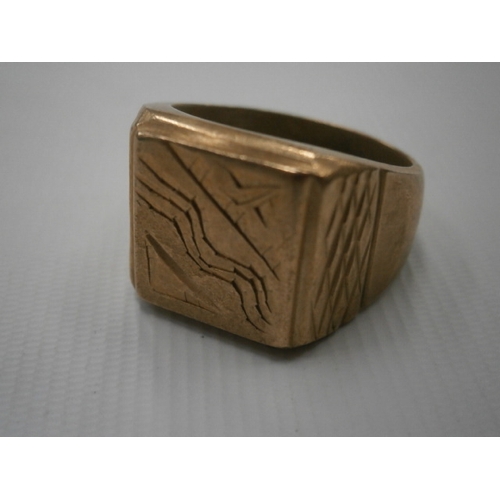 247 - Men's brass dress ring