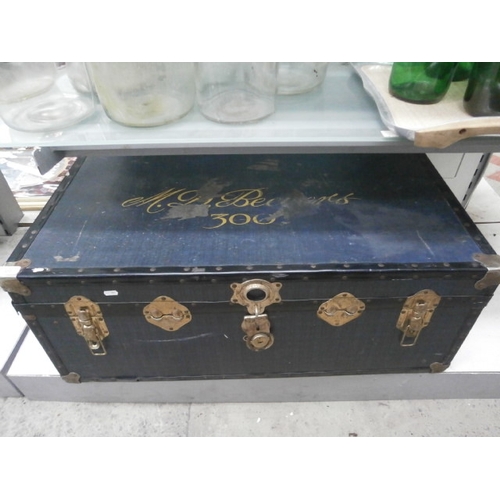 377 - Old travel trunk