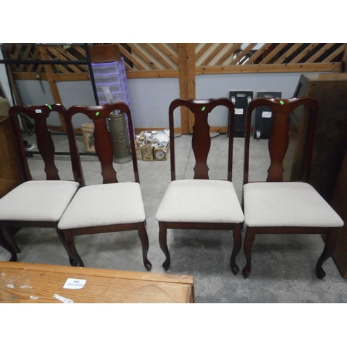 710 - Set of 4 x dining chairs