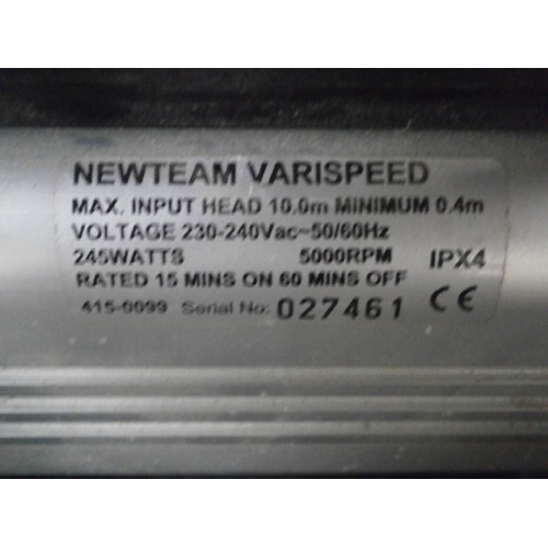 30 - Newteam Varispeed pump