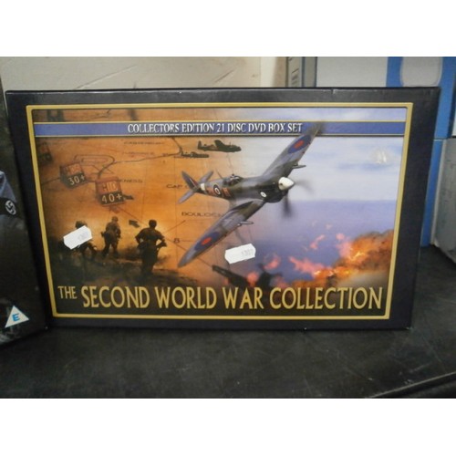 51 - The Second World War 21 disc collection and 8 disc World War II disc set