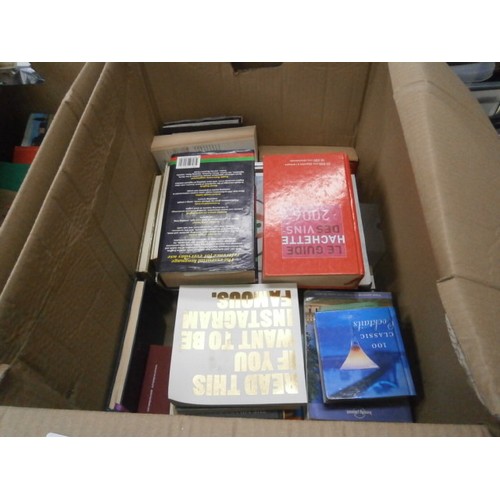 121 - Three boxes inc books and magazines