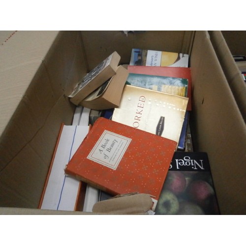 121 - Three boxes inc books and magazines