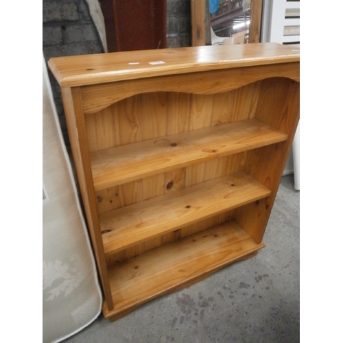 666 - Open pine shelf unit