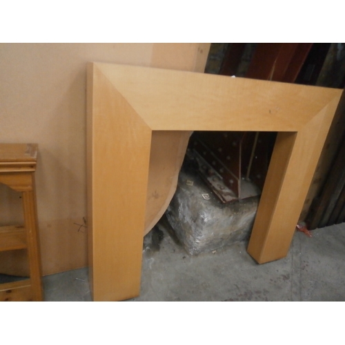 701 - Modern wooden fire surround