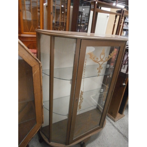 704 - Small glazed display cabinet