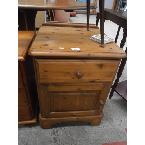 710 - Pine bedside cupboard