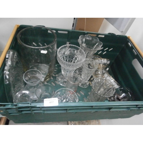 417 - Collection of glassware