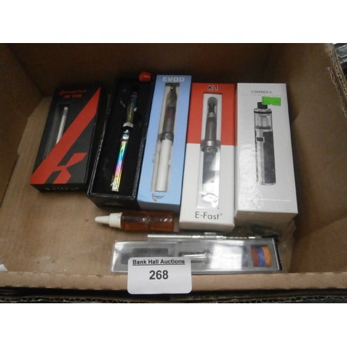 268 - Box inc E-Cigs and old mobile phones