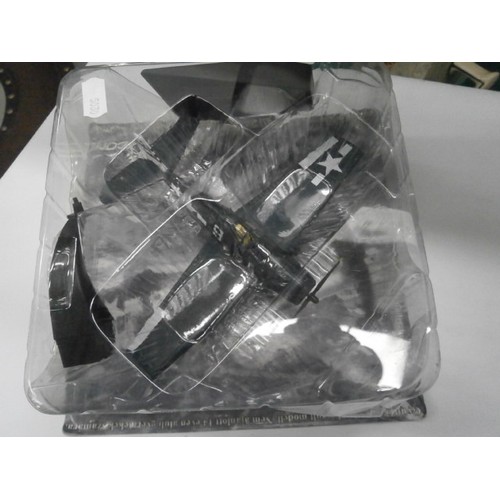 348 - Three packaged Amer Com collection model jet fighters