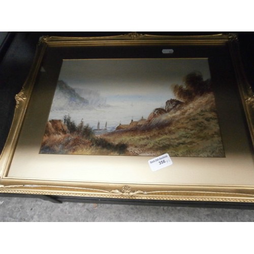 356 - Two decorative framed A. E. Bailey paintings