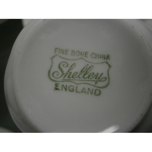 399 - Large quantity of Shelley white tea ware